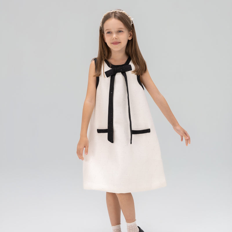 The Chic Tweed A-Line Dress