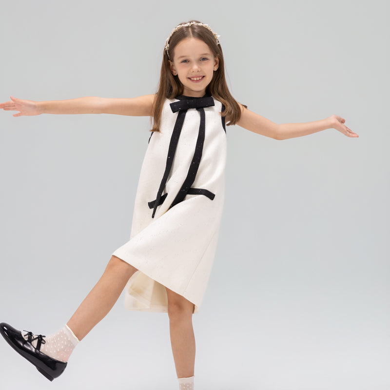 The Chic Tweed A-Line Dress