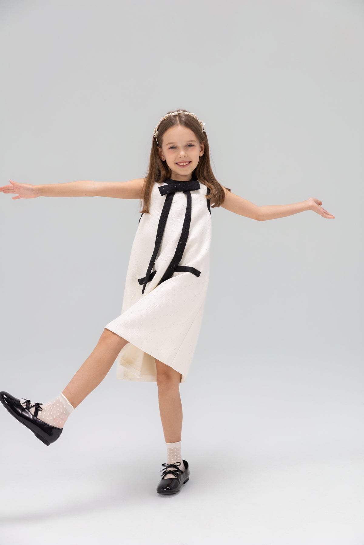 The Chic Tweed A-Line Dress