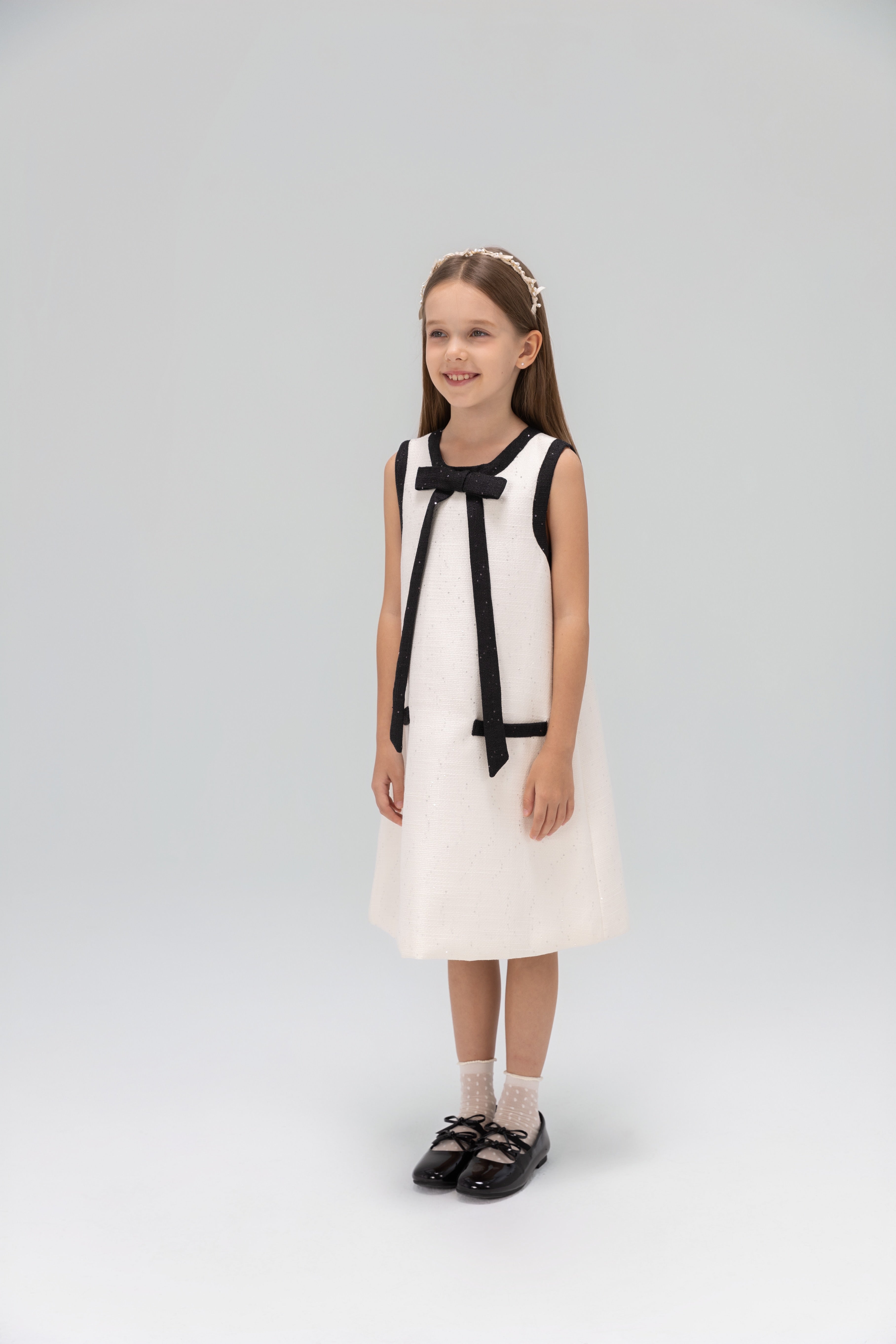 The Chic Tweed A-Line Dress