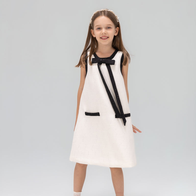 The Chic Tweed A-Line Dress
