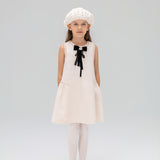 Pearl-Trim Tweed Mermaid Dress