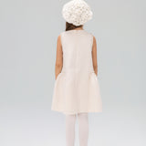 Pearl-Trim Tweed Mermaid Dress