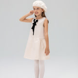Pearl-Trim Tweed Mermaid Dress