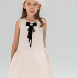 Pearl-Trim Tweed Mermaid Dress