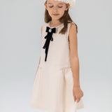Pearl-Trim Tweed Mermaid Dress