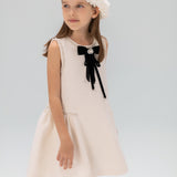 Pearl-Trim Tweed Mermaid Dress