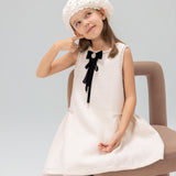 Pearl-Trim Tweed Mermaid Dress