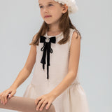 Pearl-Trim Tweed Mermaid Dress