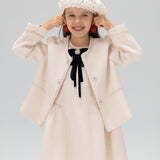 Pearl-Trim Tweed Jacket