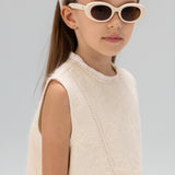 Ivory Petal-Pocket Mod Dress