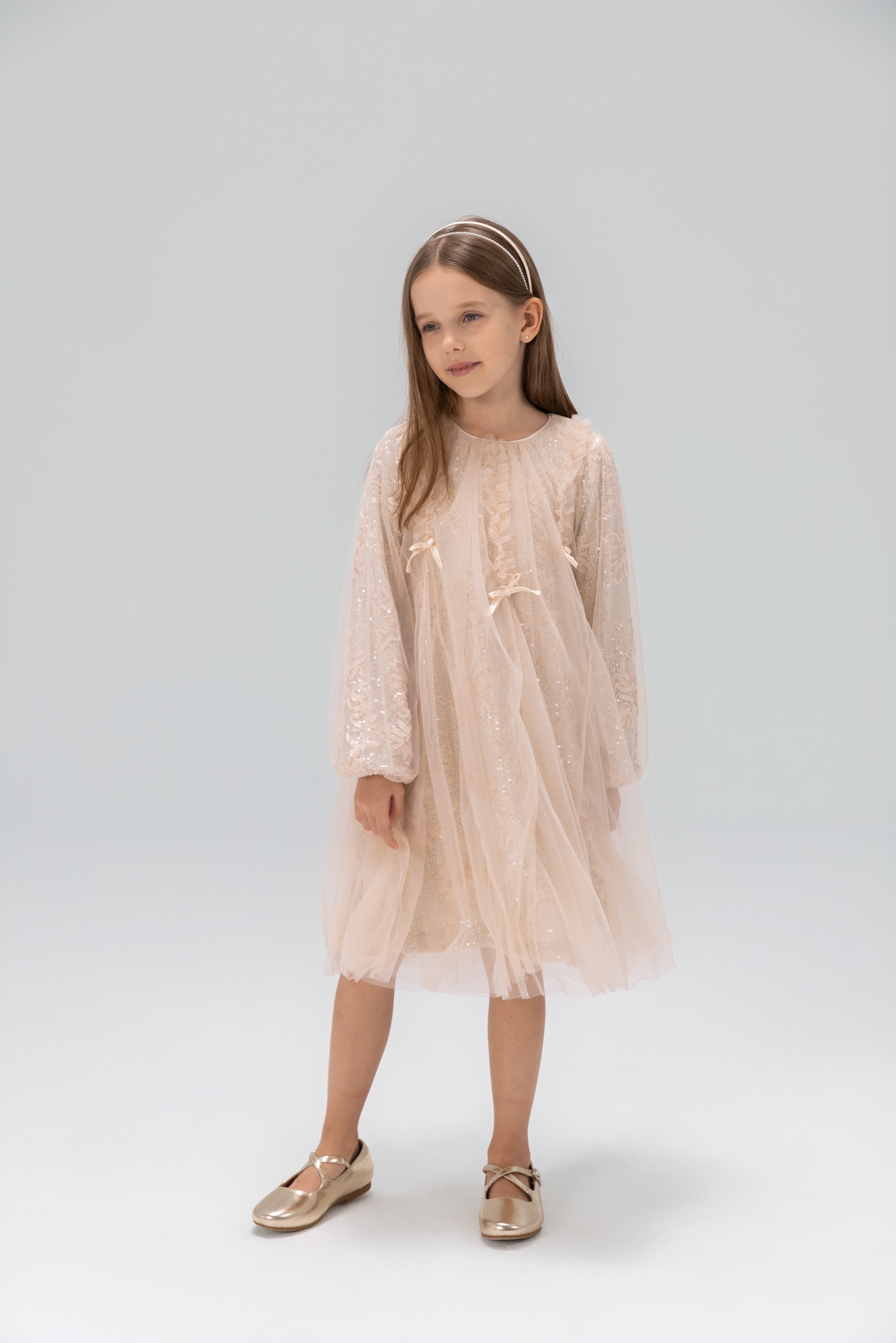 Petal Veil Dress