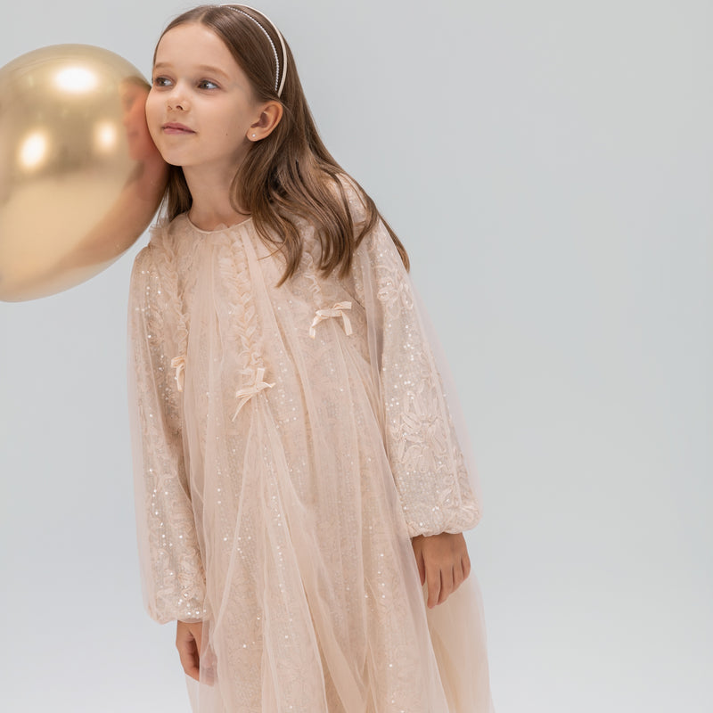 Petal Veil Dress