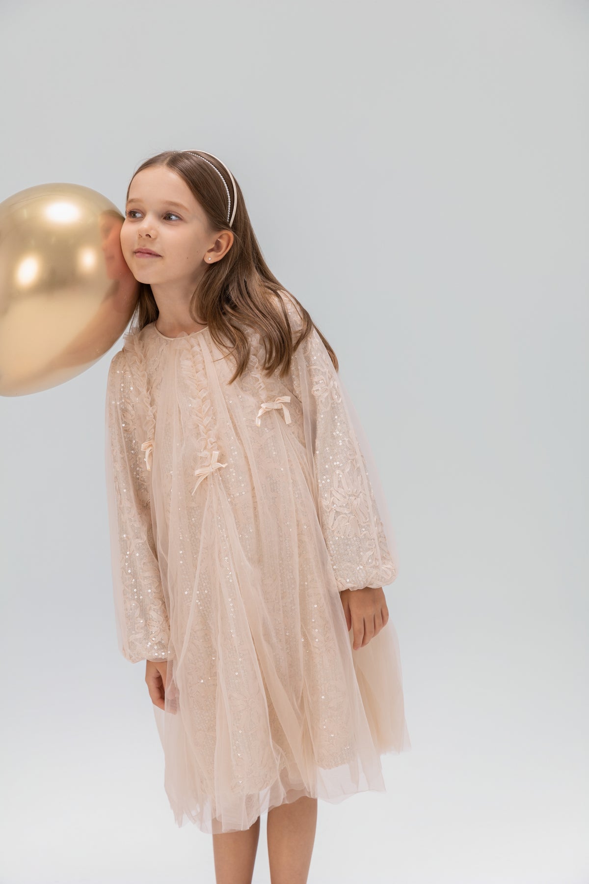 Petal Veil Dress