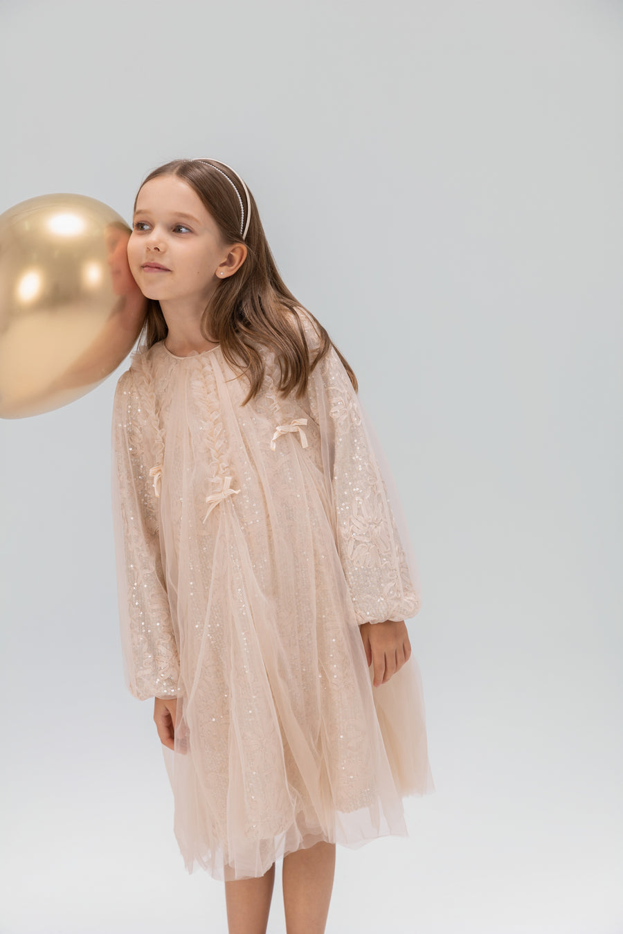 Petal Veil Dress