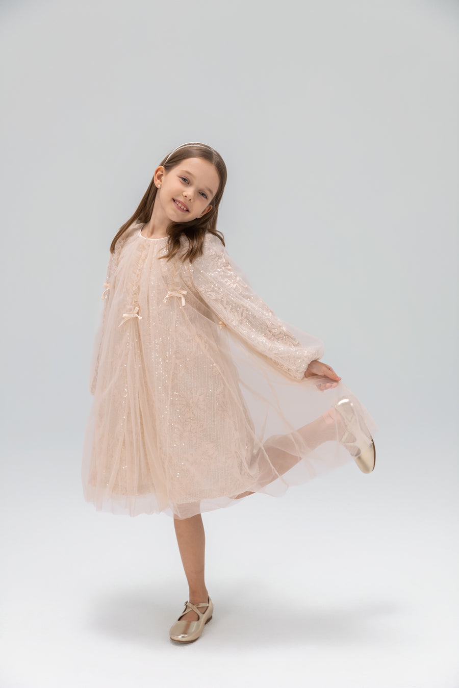 Petal Veil Dress