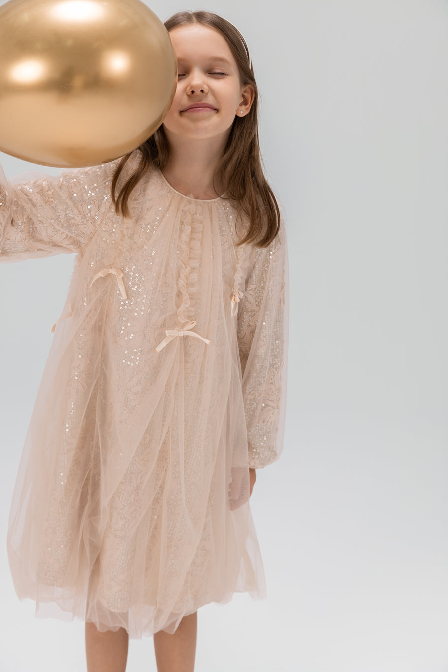Petal Veil Dress