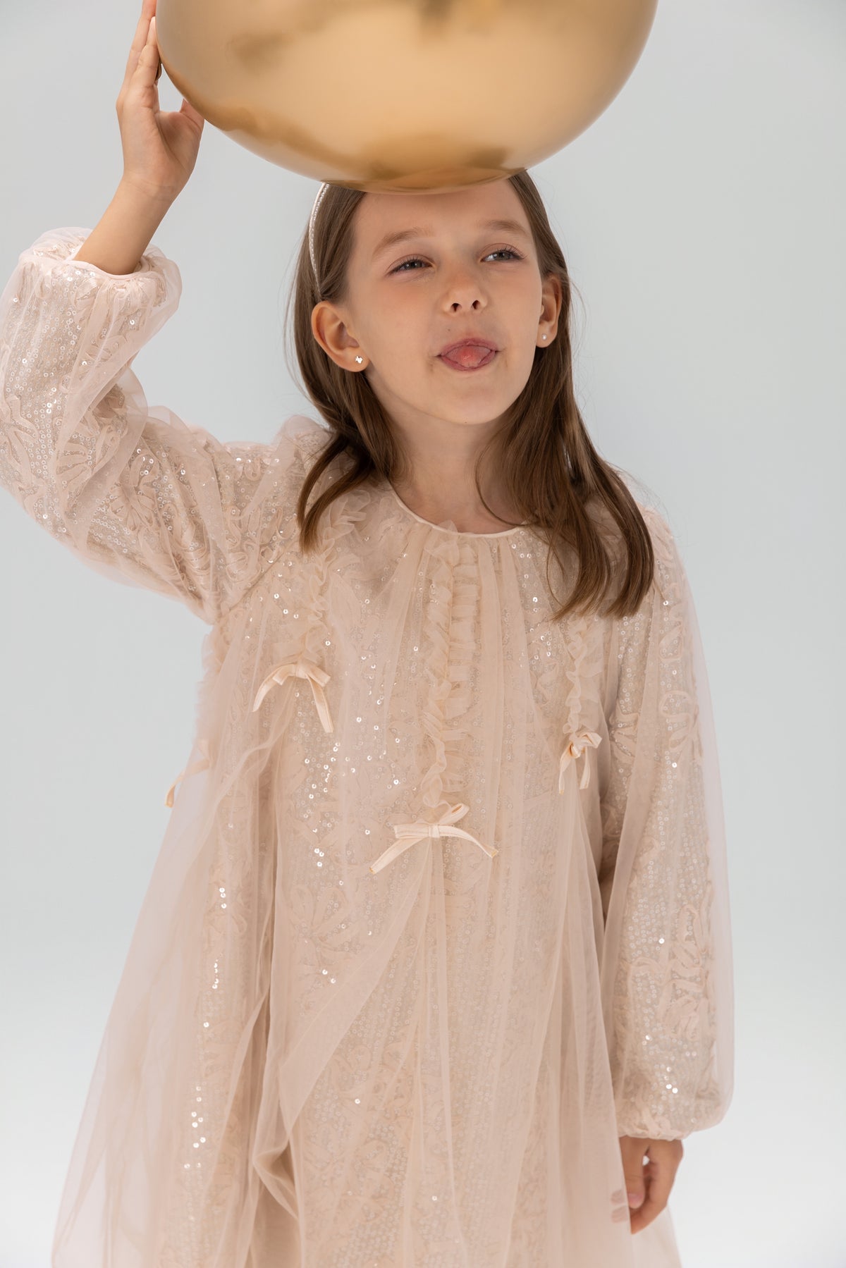 Petal Veil Dress