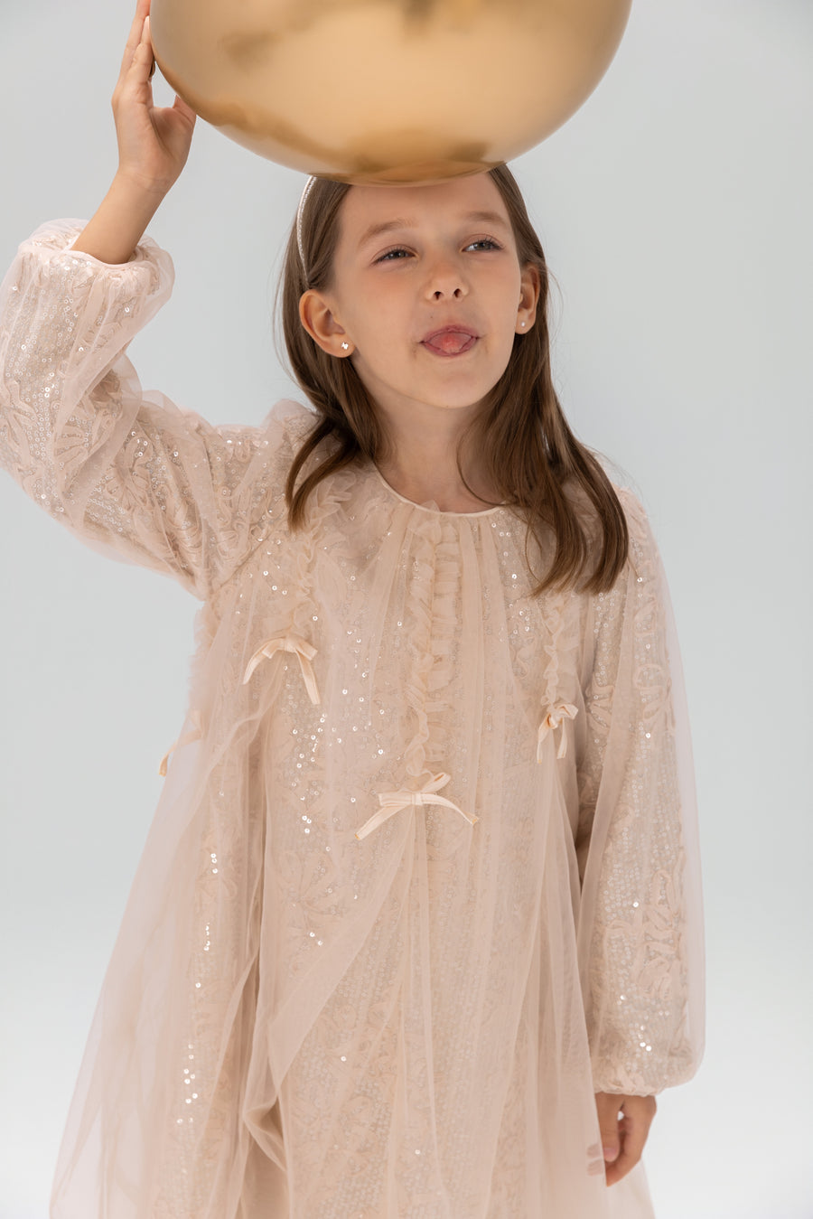 Petal Veil Dress