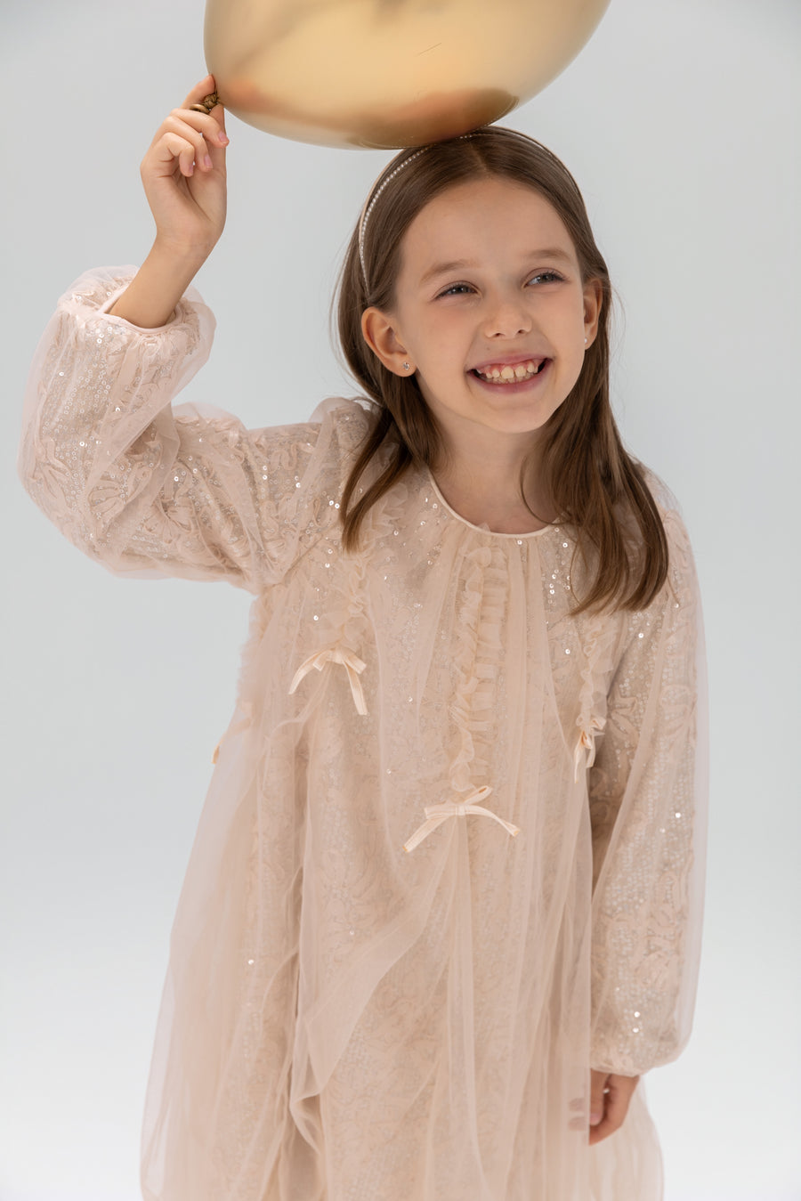 Petal Veil Dress