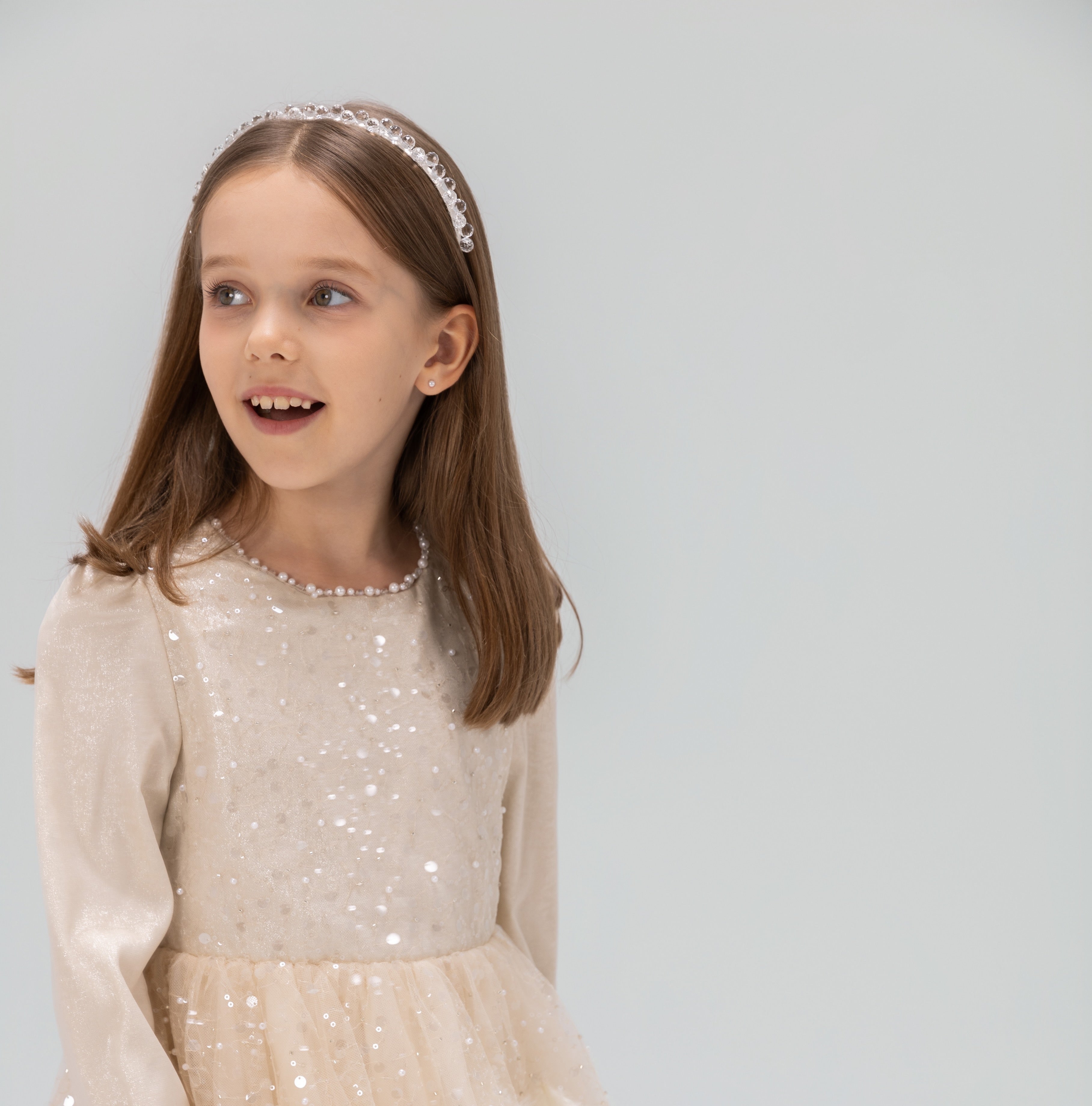 Girls Crystal Bead Headband