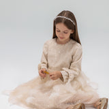 Moonlit Feather Tulle Dress