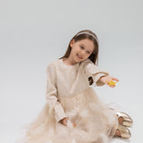 Moonlit Feather Tulle Dress