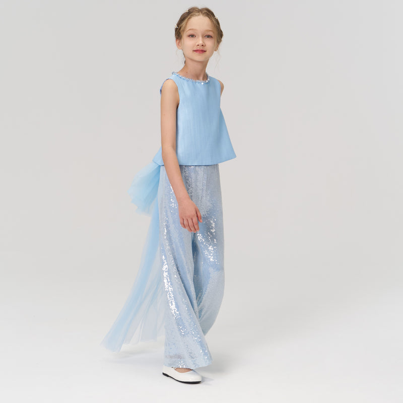 Radiance Sequin Wide-leg Pants