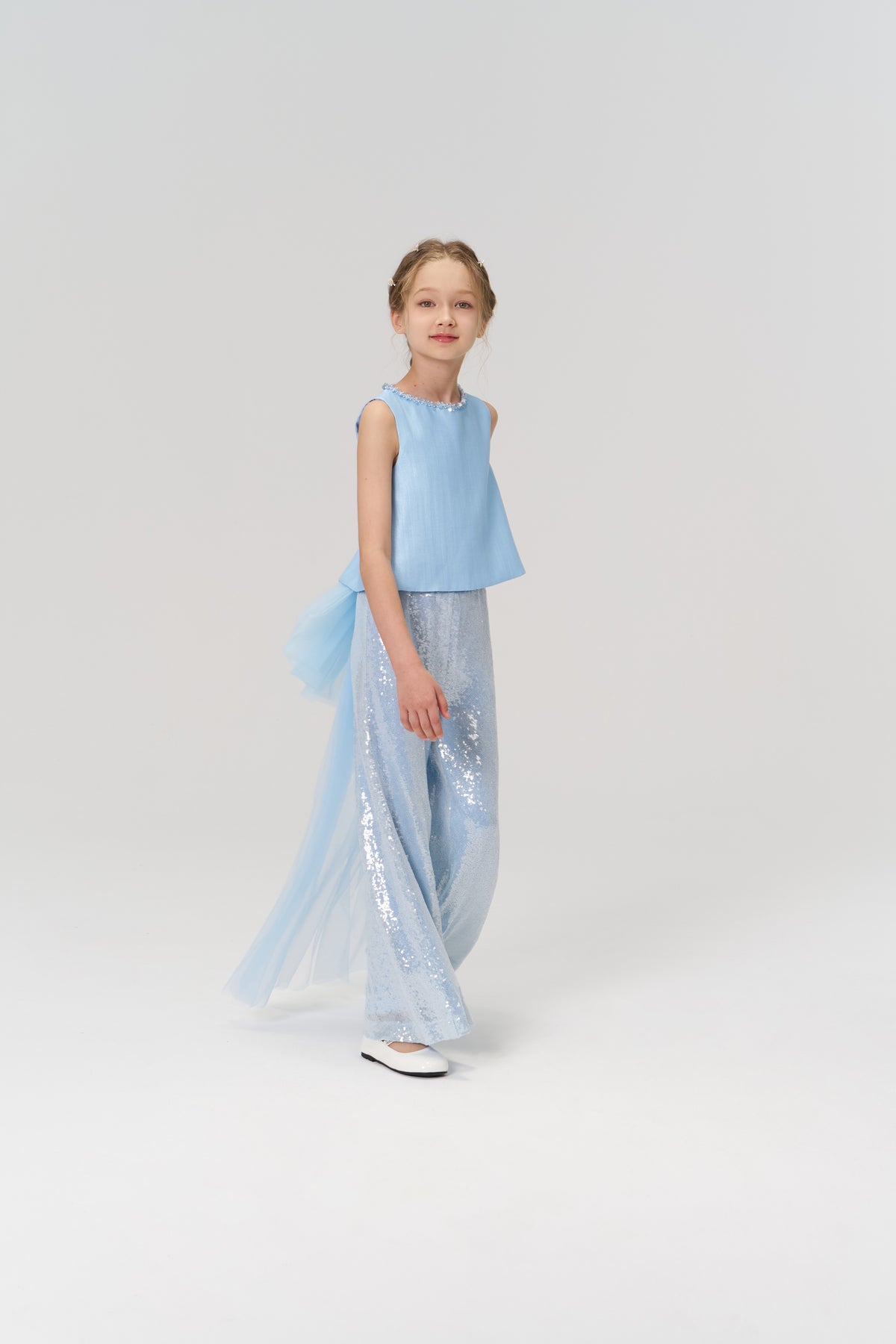 Radiance Sequin Wide-leg Pants