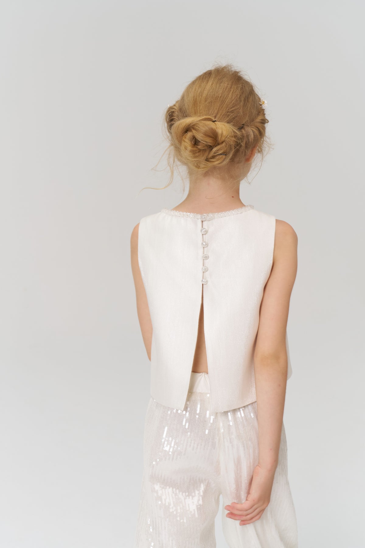 Radiance Sequin Wide-Leg Pants
