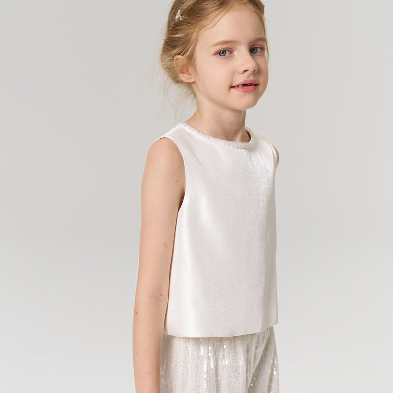 Radiance Satin Crop Top