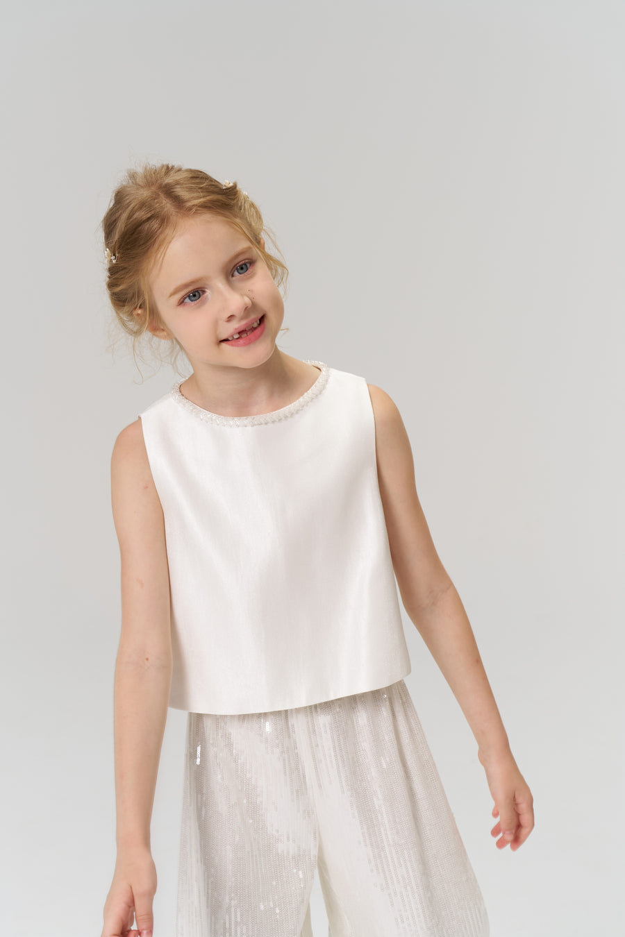 Radiance Satin Crop Top