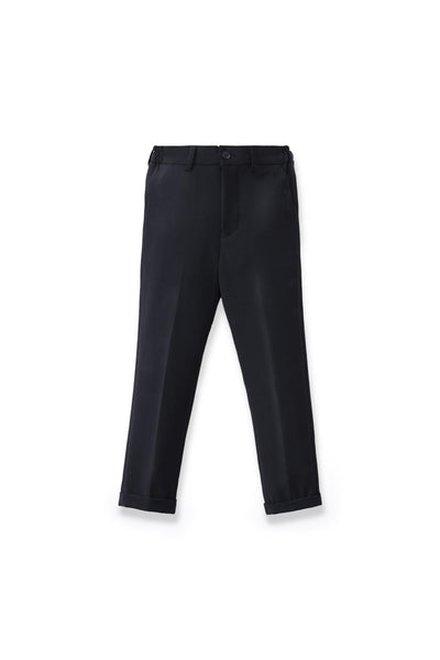 Kids Suit Pants – Black (3-14 Years) – Slim-Fit – Wrinkle Free