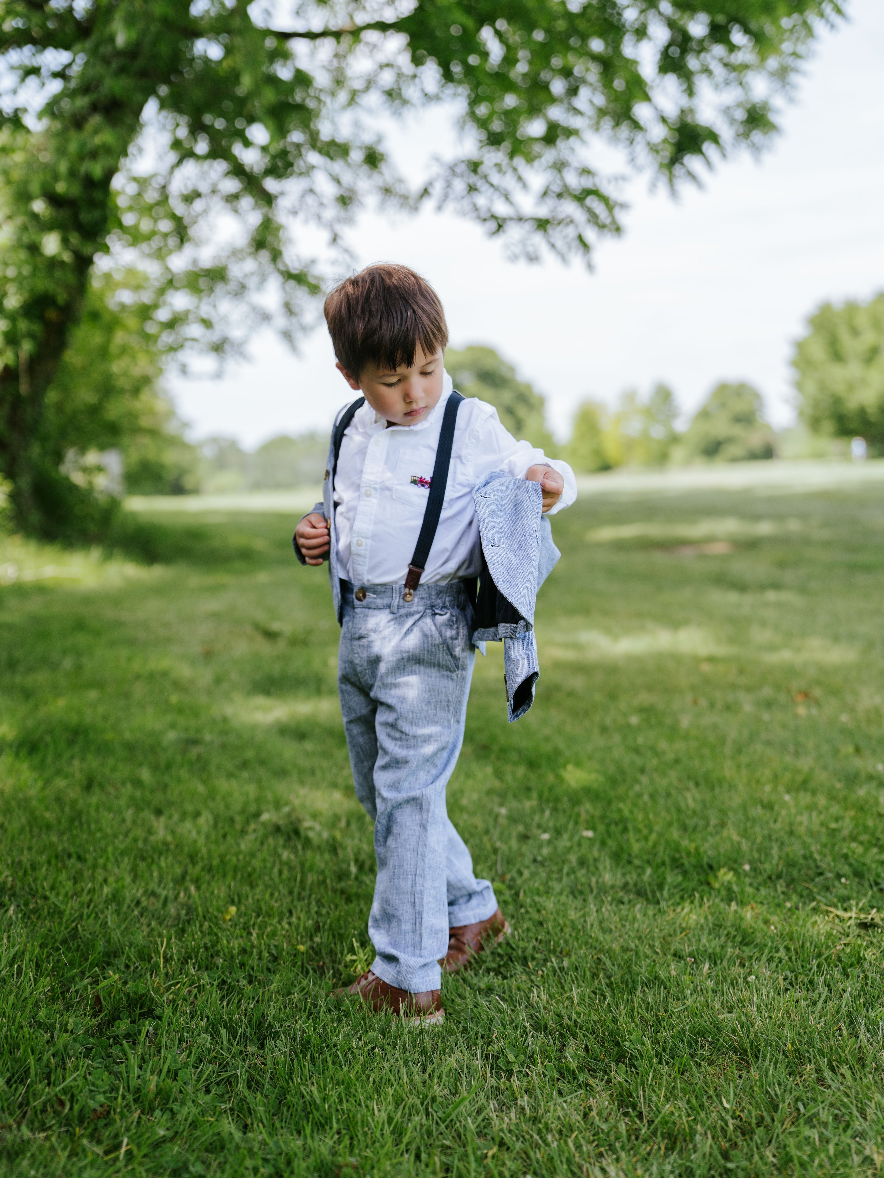 Riviera Linen Cotton Pants with Suspenders