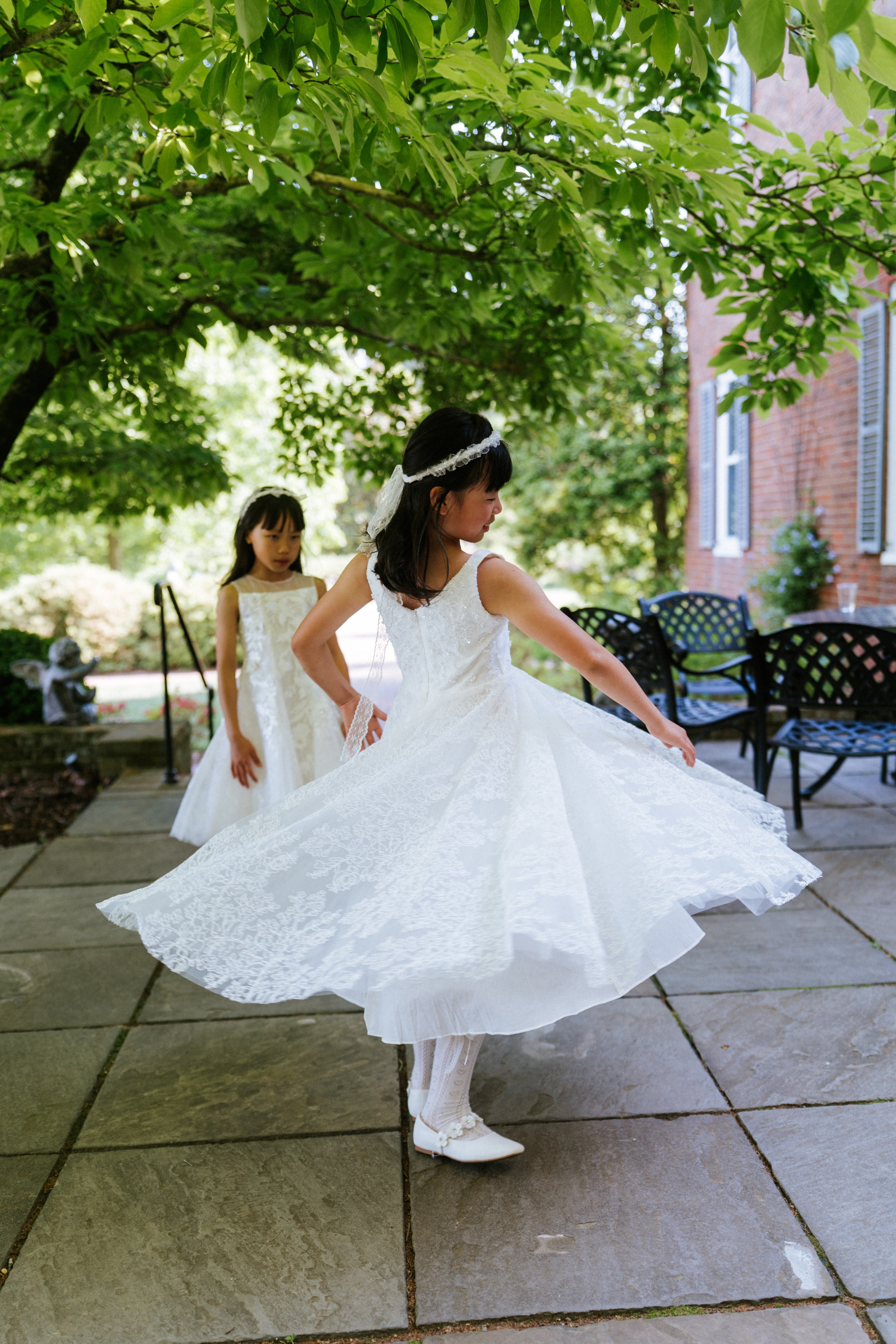 Girls Pearl Lace Ribbon Headband