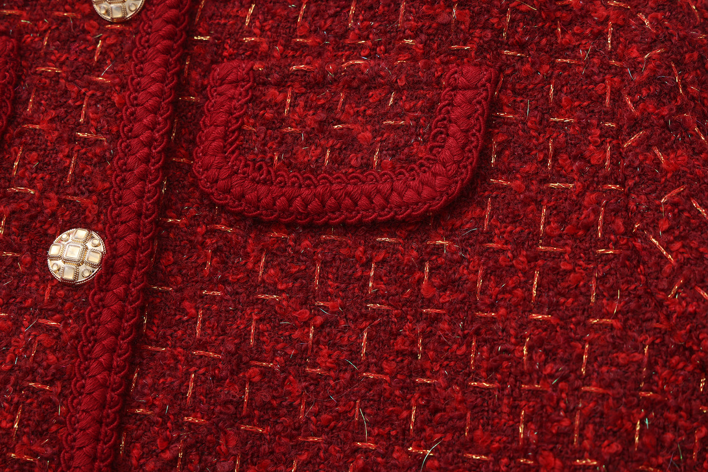 The Ruby Maison Tweed Quilted Jacket