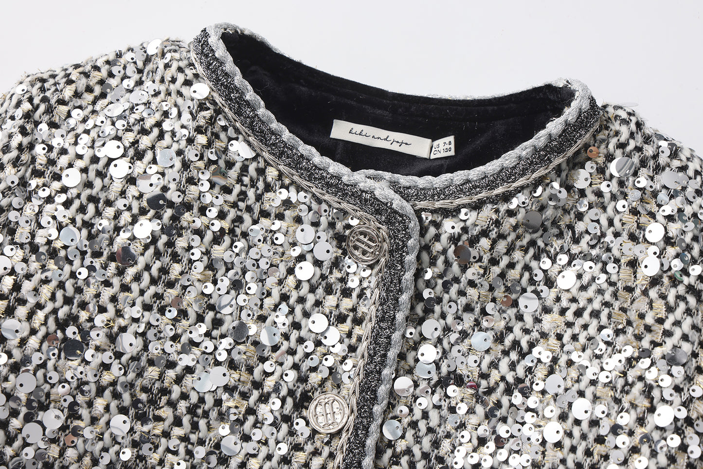 The Silver Gala Quilted Tweed Jacket