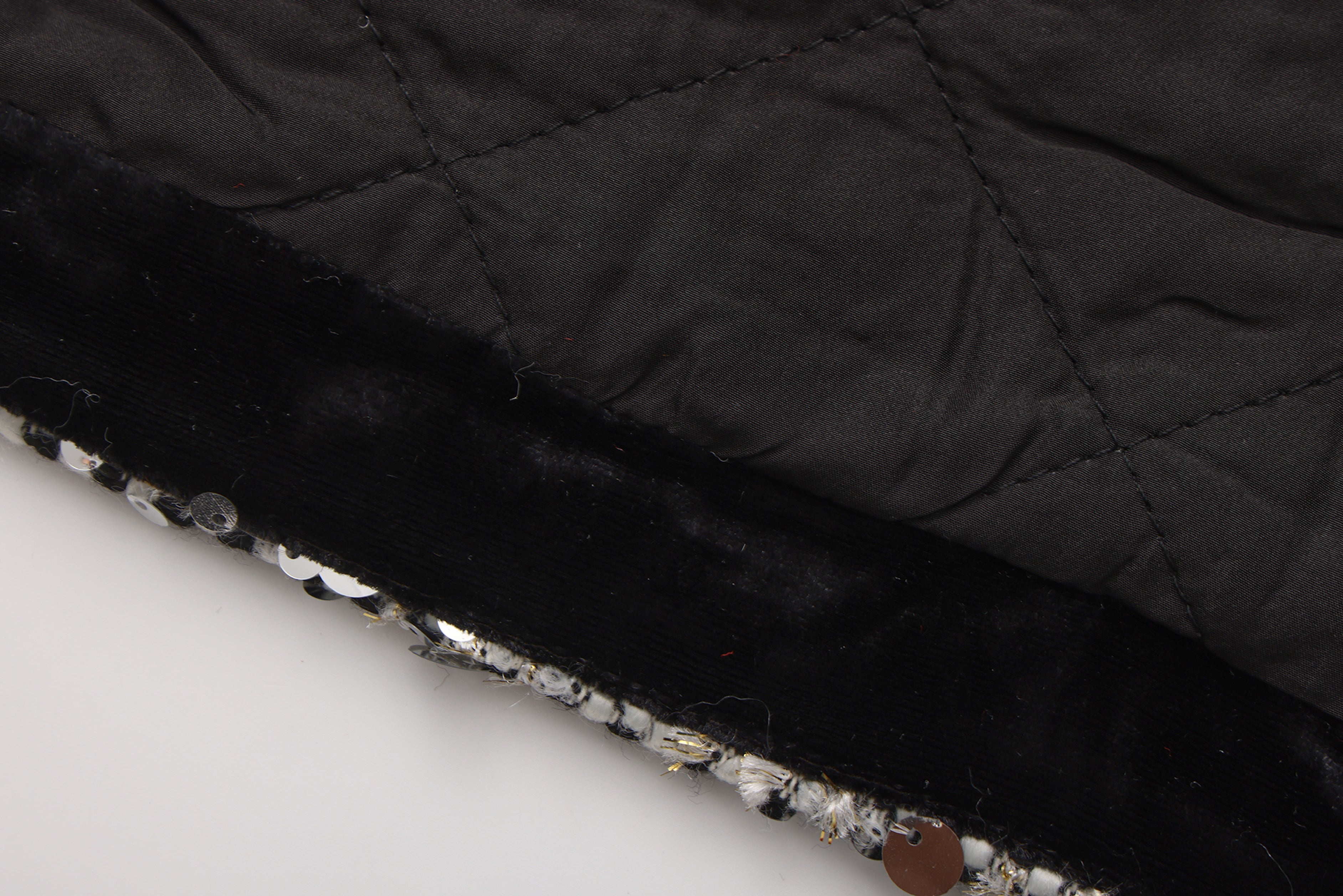 The Silver Gala Quilted Tweed Jacket