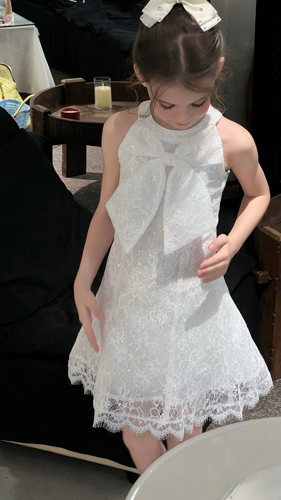 Ballet Lace Bow Dress
