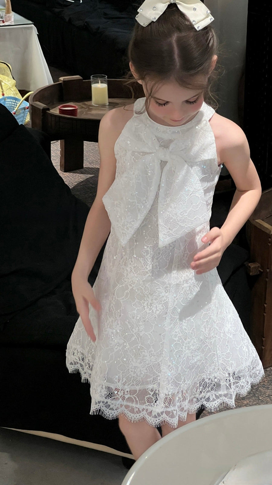 Ballet Lace Bow Dress
