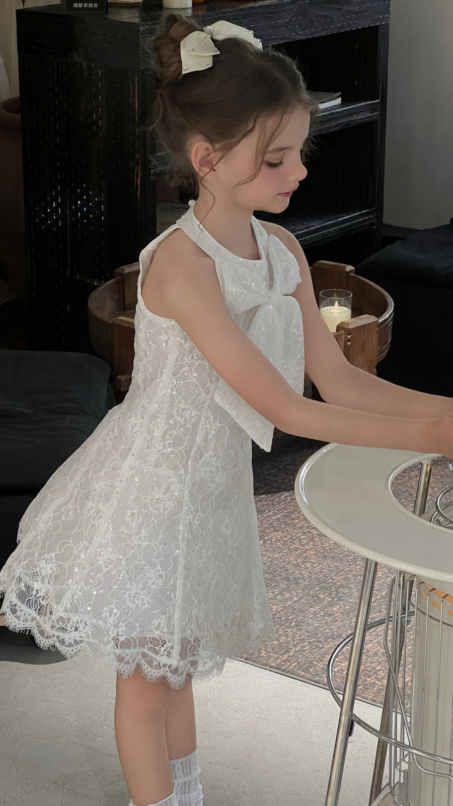 Ballet Lace Bow Dress