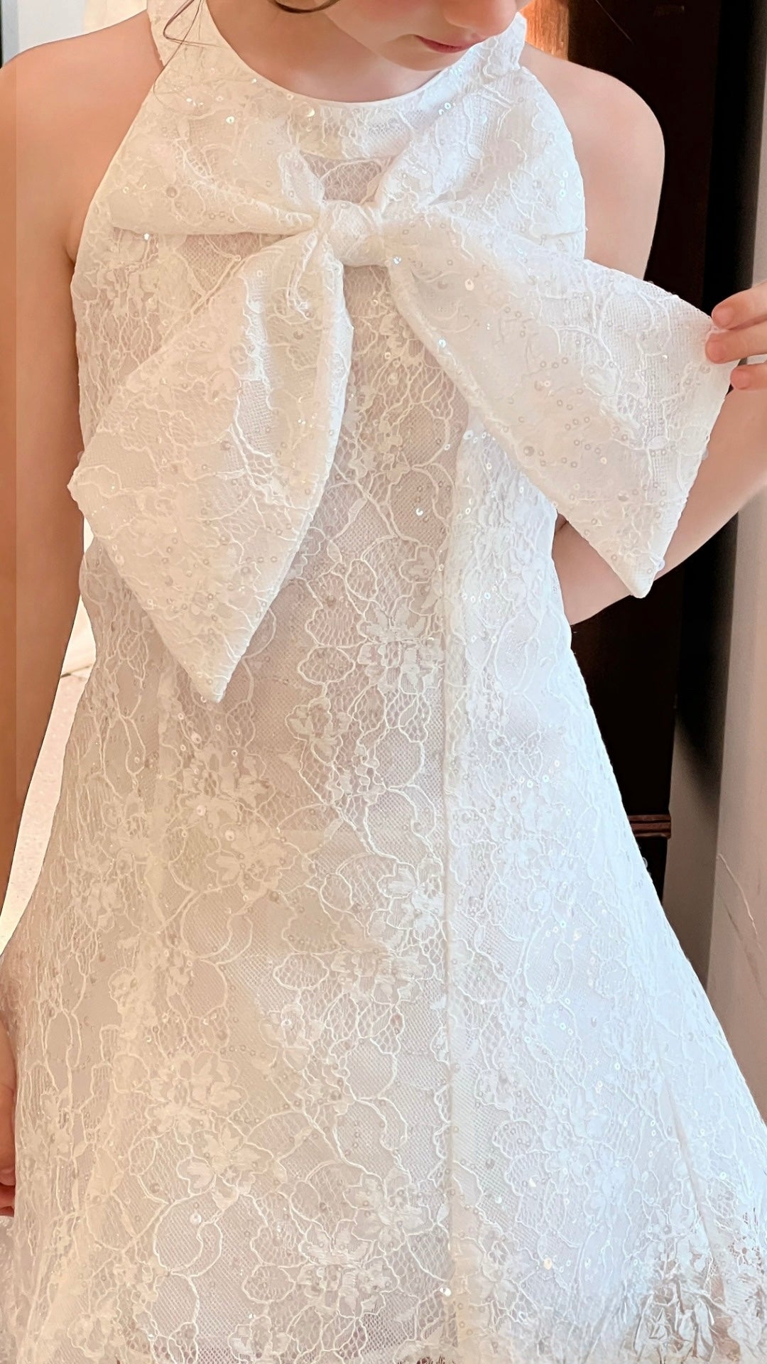 Ballet Lace Bow Dress