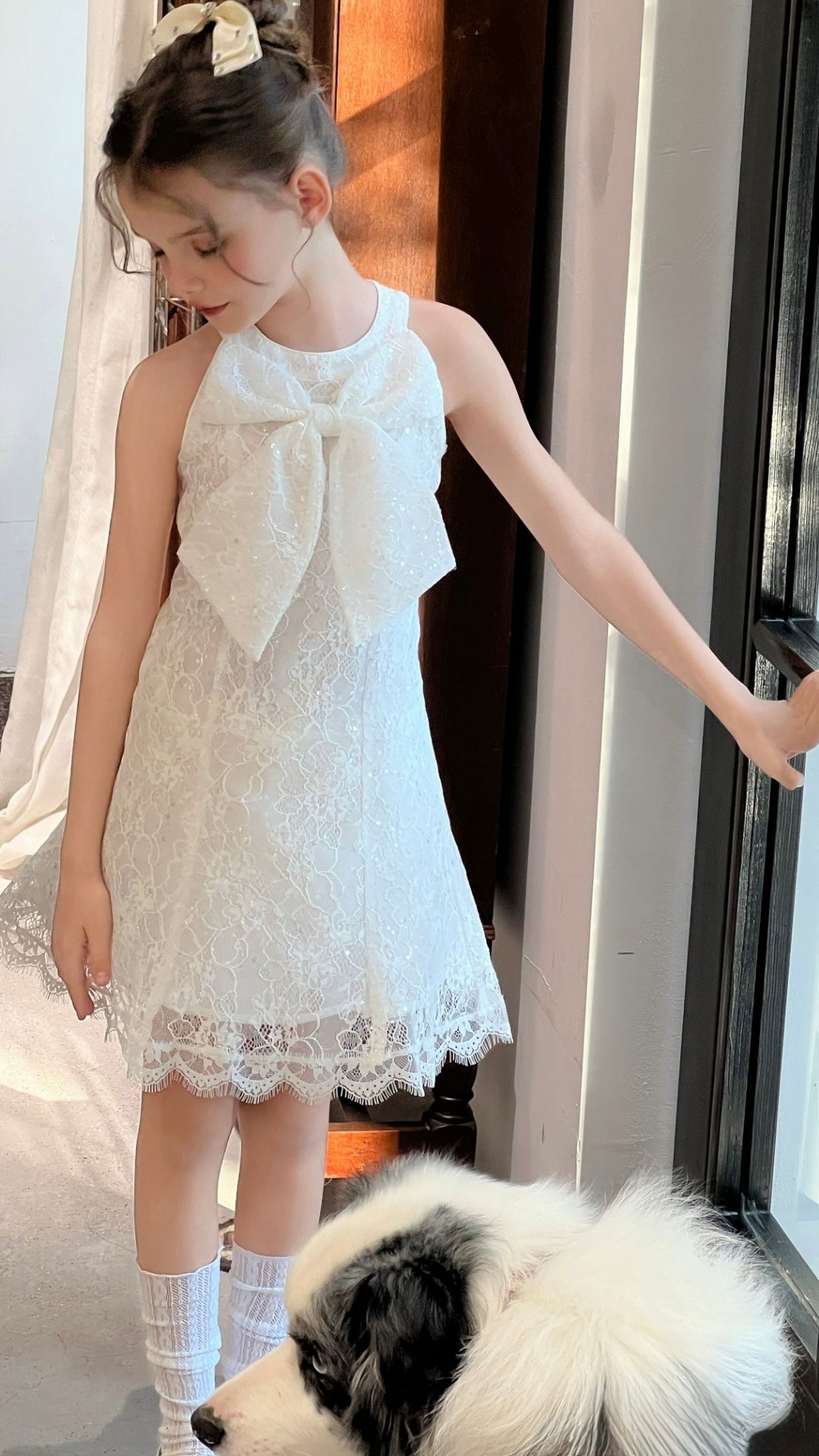 Ballet Lace Bow Dress