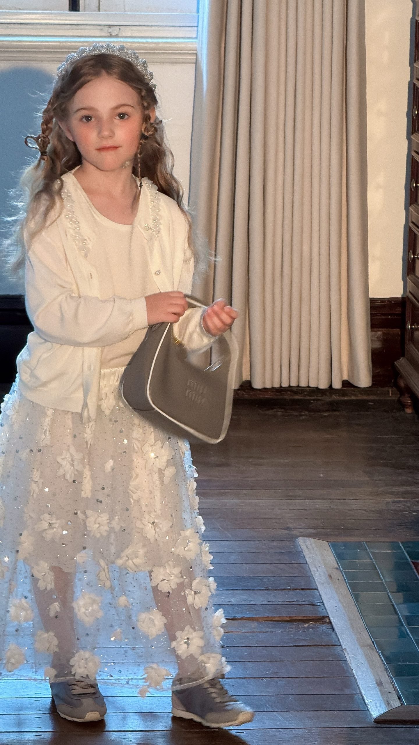 Petal Drift Tulle Skirt