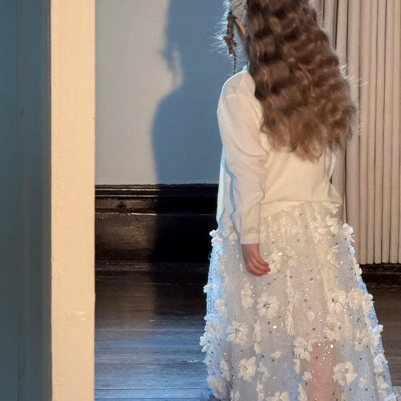 Petal Drift Tulle Skirt