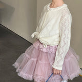 Pearl Petals Knit Cardigan