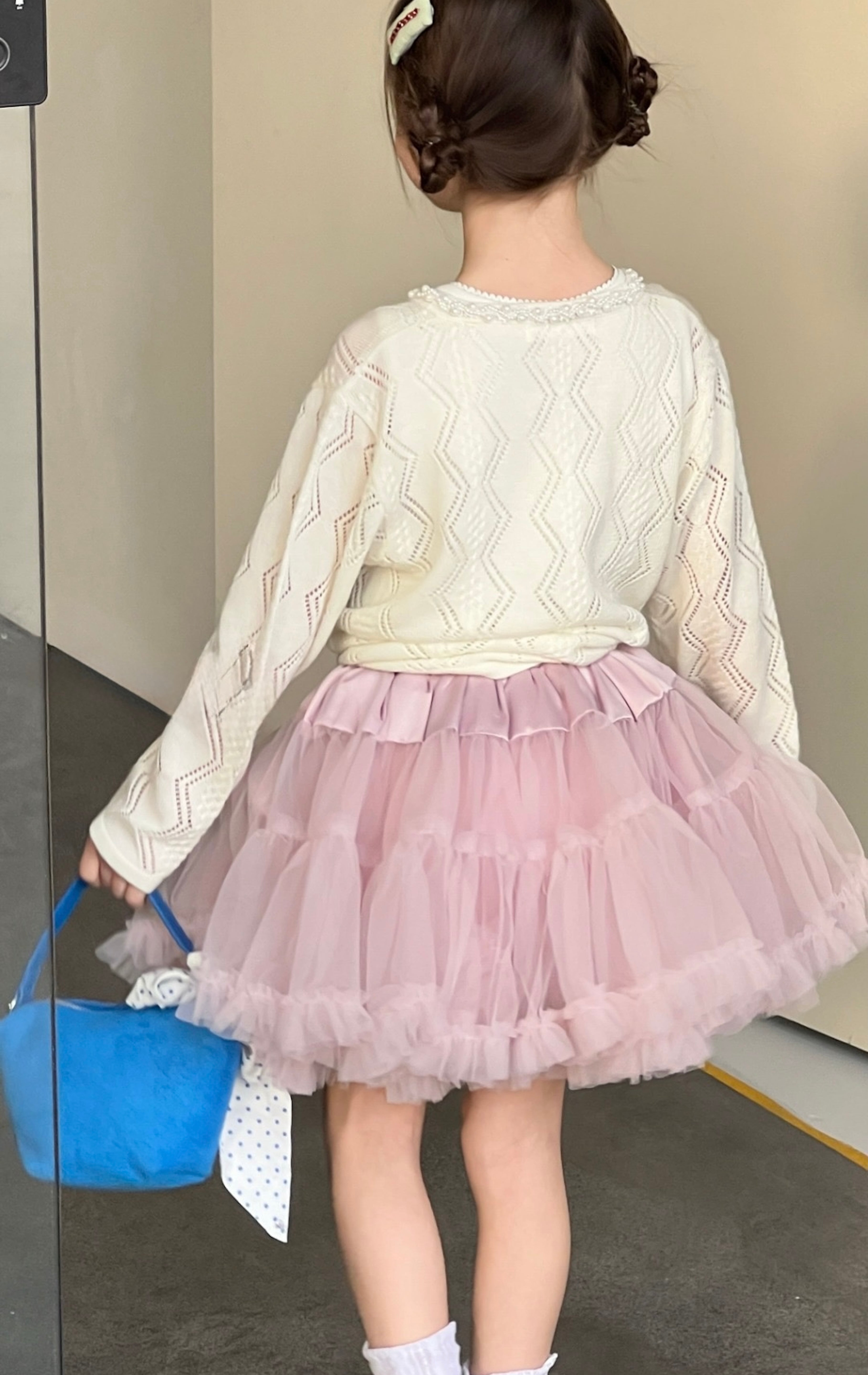 Pearl Petals Knit Cardigan