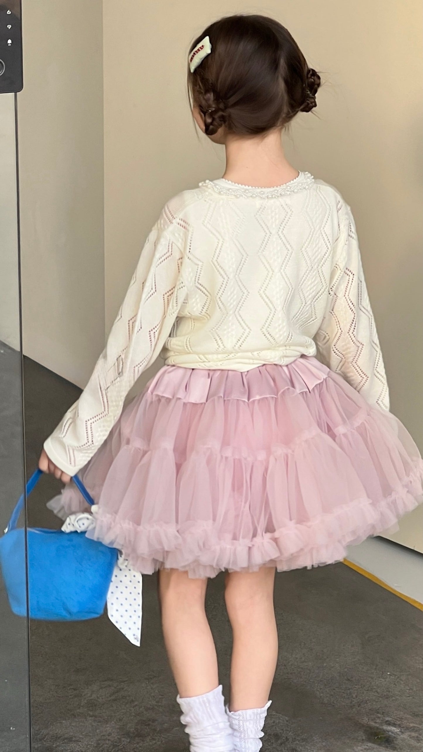 Pearl Petals Knit Cardigan