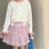 Pearl Petals Knit Cardigan