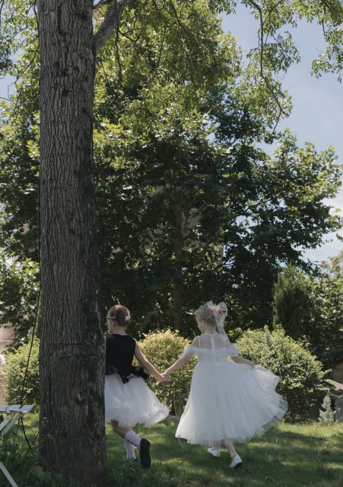 Noir Pearl Tulle Dress